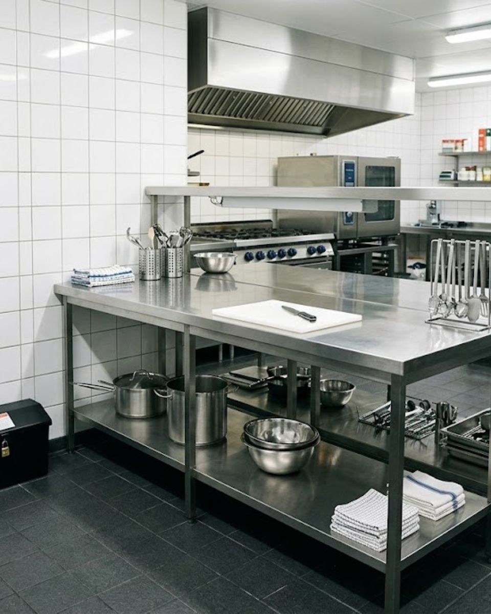 Restaurant kitchen back-of-house bait station placement — Savannah GA